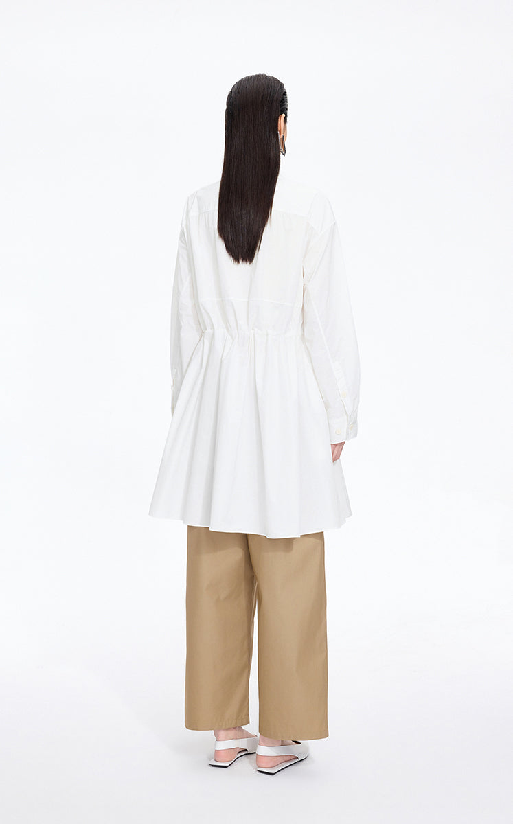 Dress / JNBY A-Line Drawstring Front Zip Dress