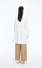 Dress / JNBY A-Line Drawstring Front Zip Dress