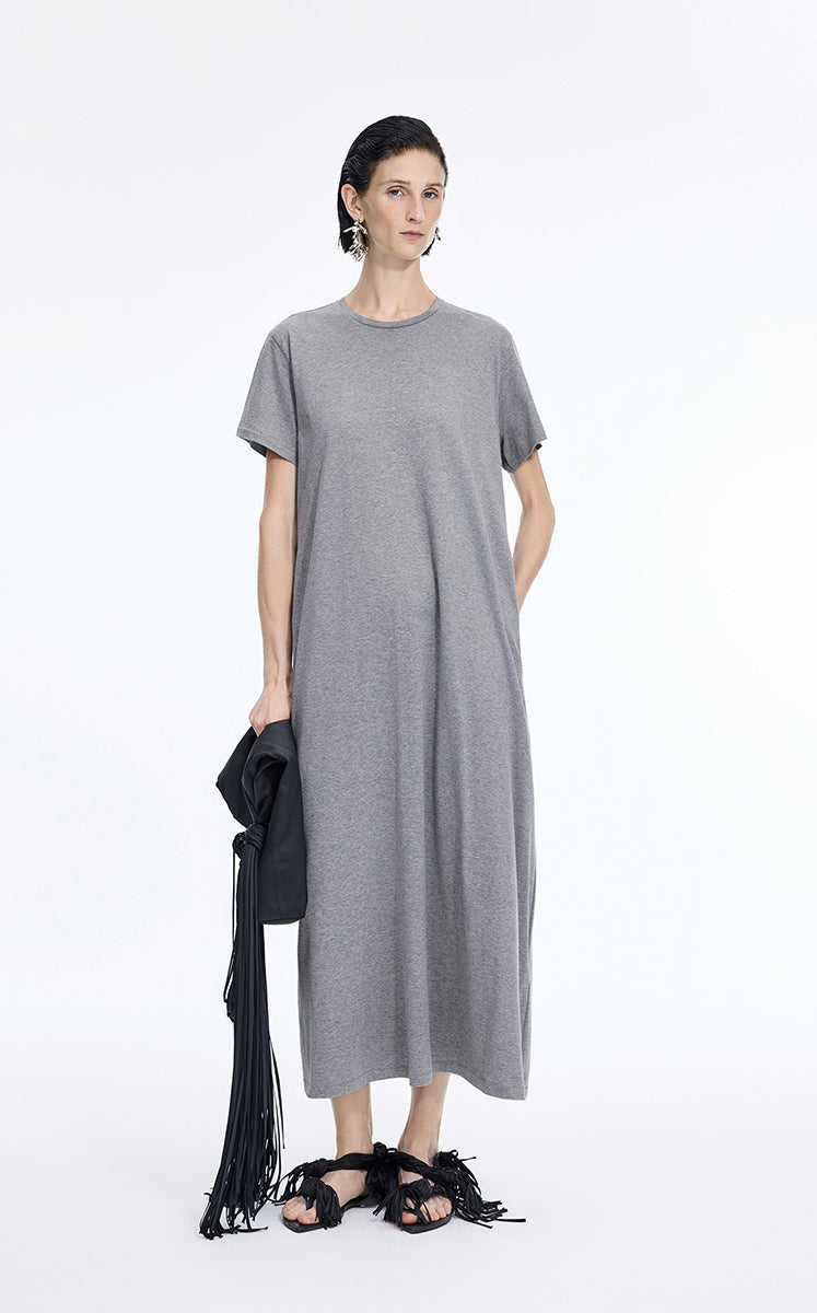 Dress / JNBY Cotton A-Line Short Sleeve Dress