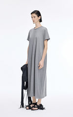 Dress / JNBY Cotton A-Line Short Sleeve Dress