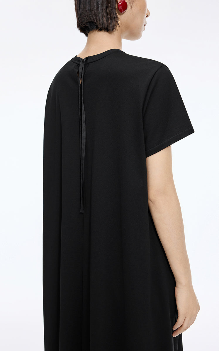 Dress / JNBY Cotton A-Line Short Sleeve Dress