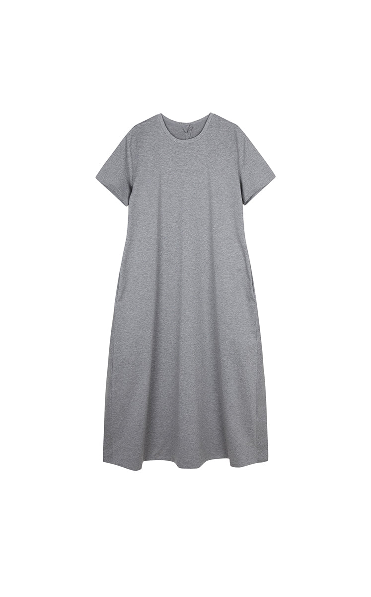Dress / JNBY Cotton A-Line Short Sleeve Dress
