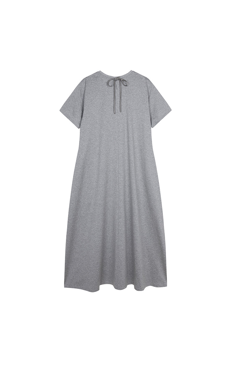 Dress / JNBY Cotton A-Line Short Sleeve Dress