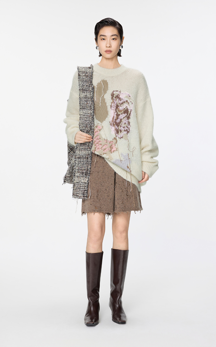 Dress / JNBY Eco Alpaca-Mohair Oversized Knit Dress