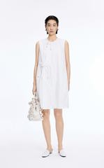 Dress / JNBY Floral Embroidered Cotton Sleeveless Dress
