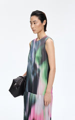 Dress / JNBY Floral Pleated Sleeveless Dress