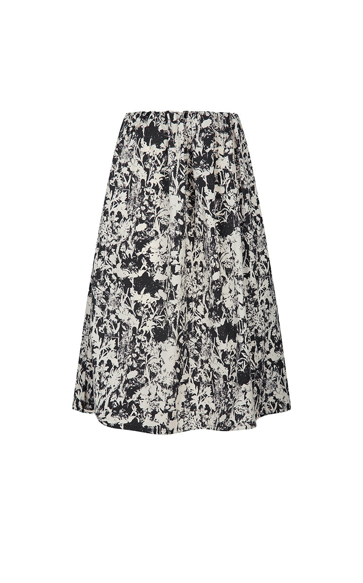 Dress / JNBY Floral Strapless A-Line Dress