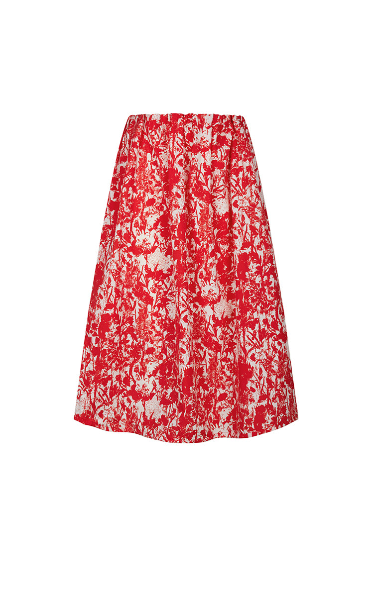 Dress / JNBY Floral Strapless A-Line Dress