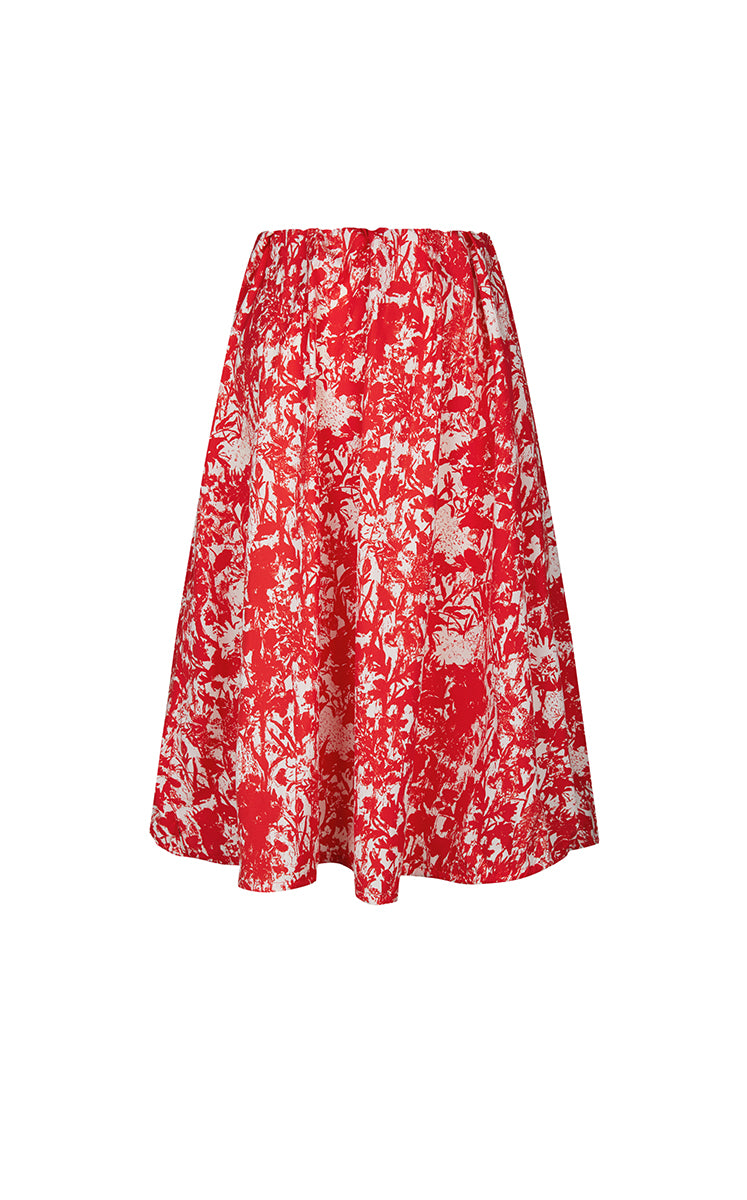 Dress / JNBY Floral Strapless A-Line Dress
