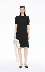 Dress / JNBY H-Line Cotton 3D Floral Tassels Dress