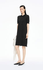 Dress / JNBY H-Line Cotton 3D Floral Tassels Dress