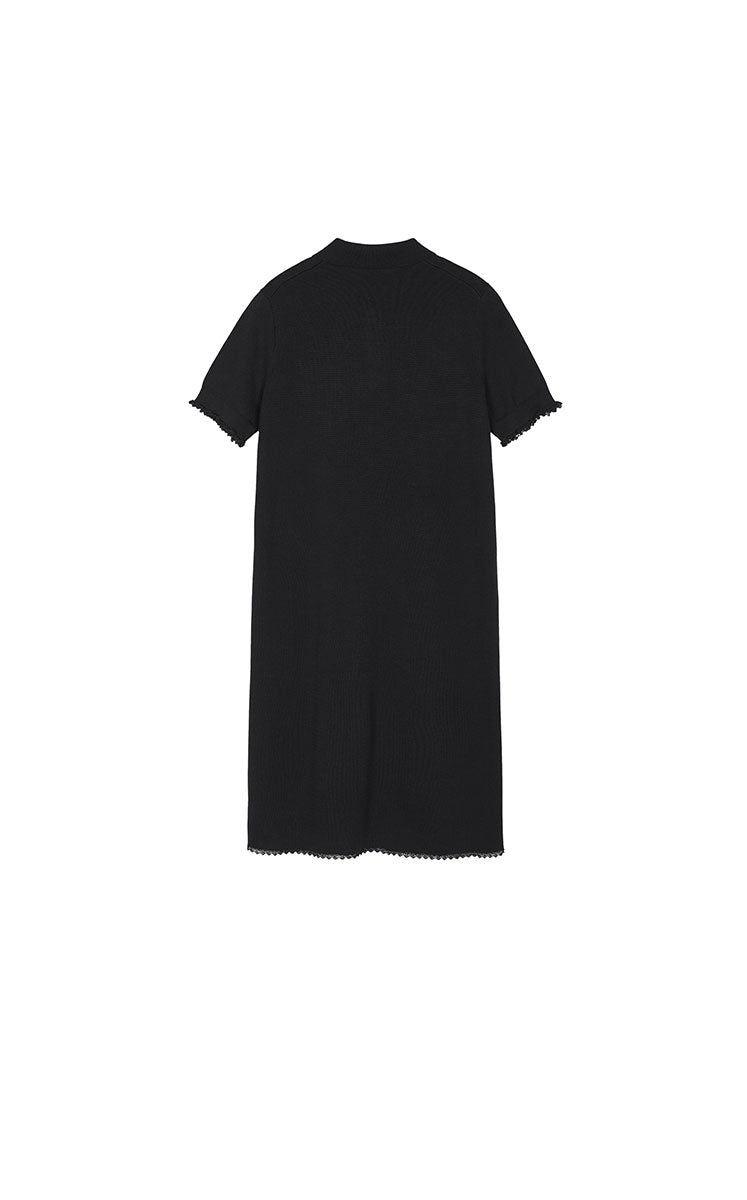 Dress / JNBY H-Line Cotton 3D Floral Tassels Dress