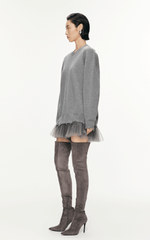 Dress / JNBY Long-Sleeved Sweater Wool Dress