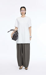 Dress / JNBY Lyocell Blend A-Line Short Sleeve Dress