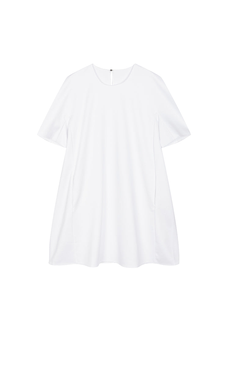 Dress / JNBY Lyocell Blend A-Line Short Sleeve Dress