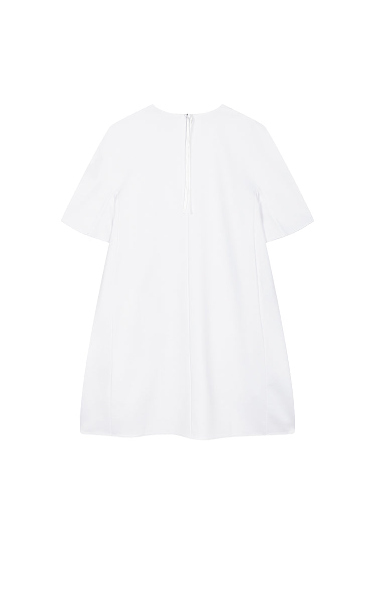 Dress / JNBY Lyocell Blend A-Line Short Sleeve Dress
