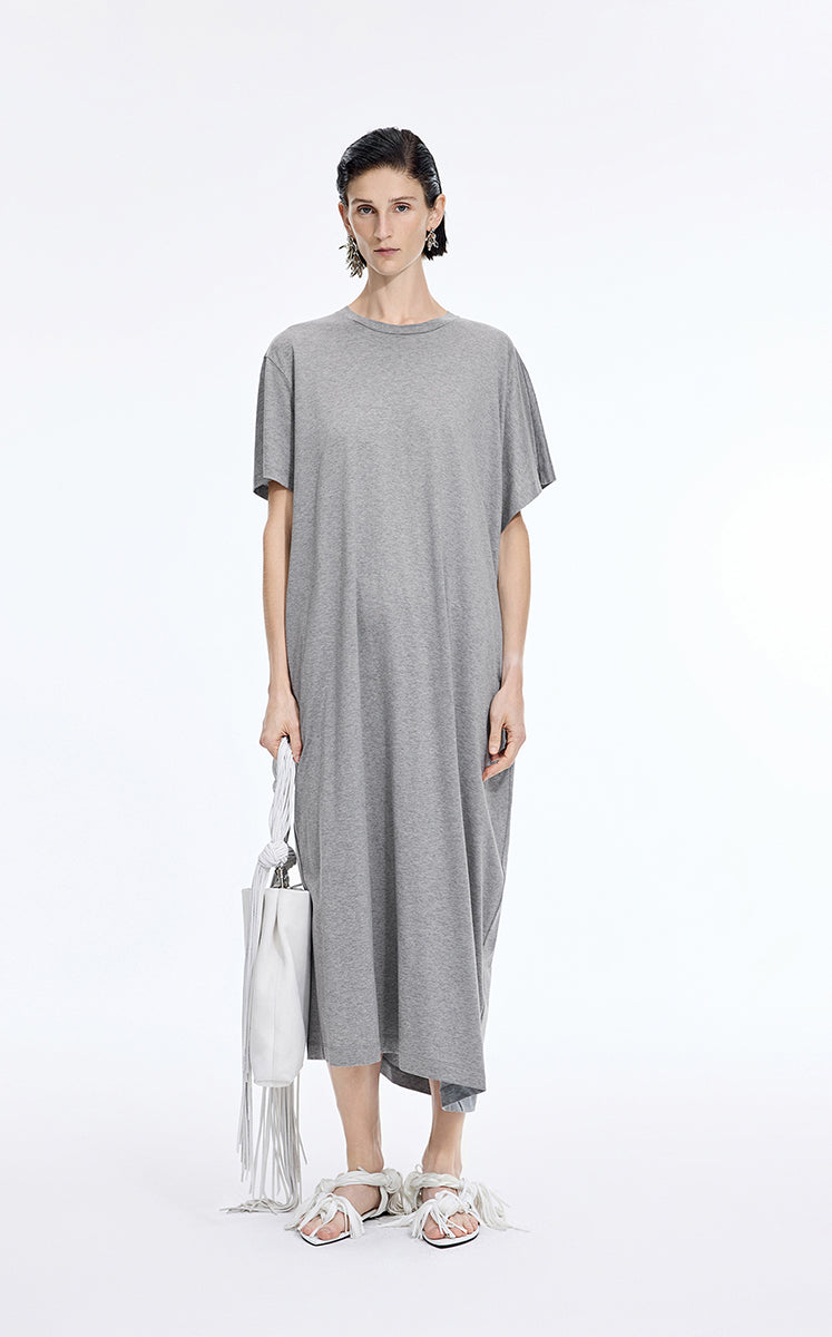 Dress / JNBY Mercerized Cotton Short Sleeve Maxi Dress