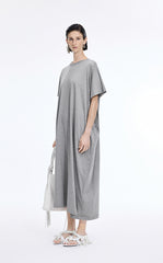 Dress / JNBY Mercerized Cotton Short Sleeve Maxi Dress
