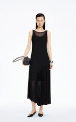 Dress / JNBY Mesh Stretch Slip Maxi Dress