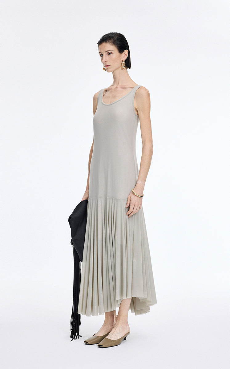 Dress / JNBY Mesh Stretch Slip Maxi Dress