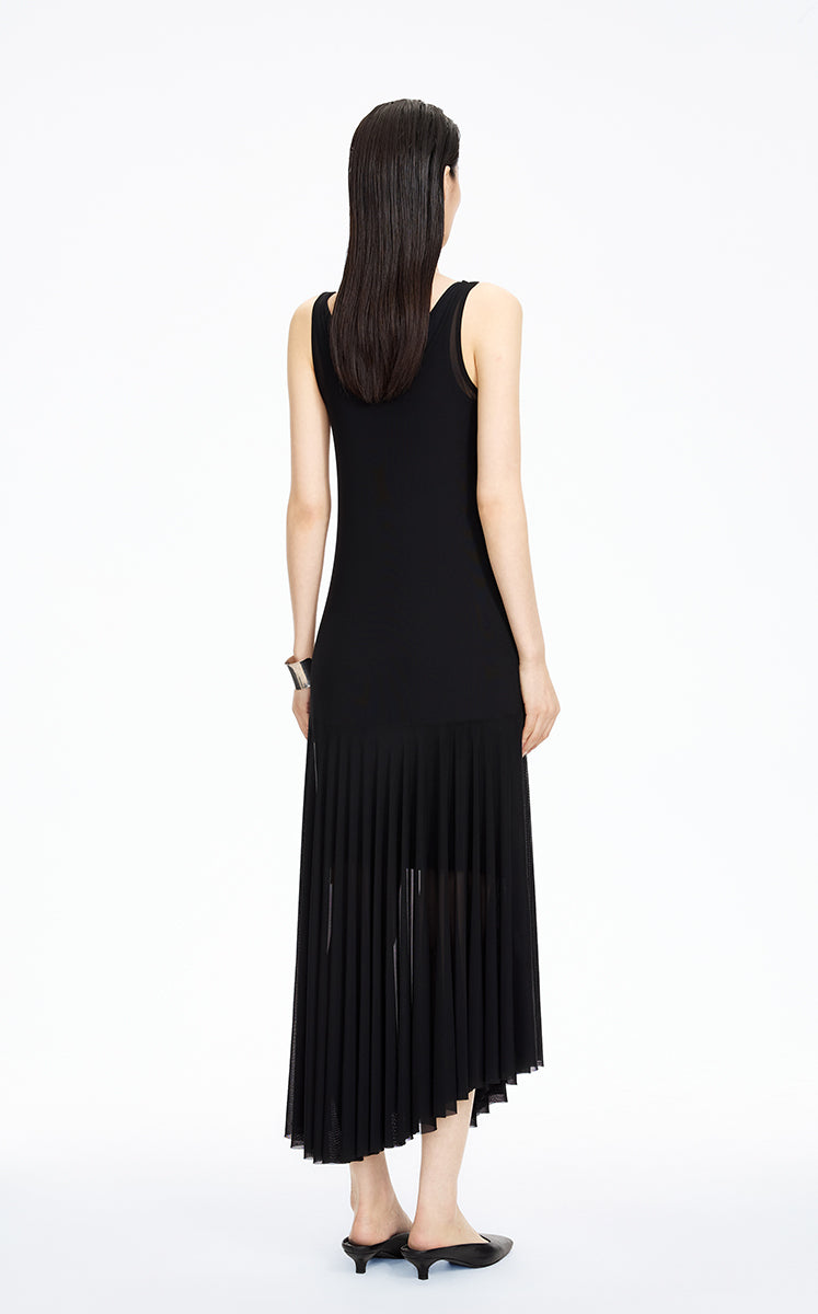 Dress / JNBY Mesh Stretch Slip Maxi Dress