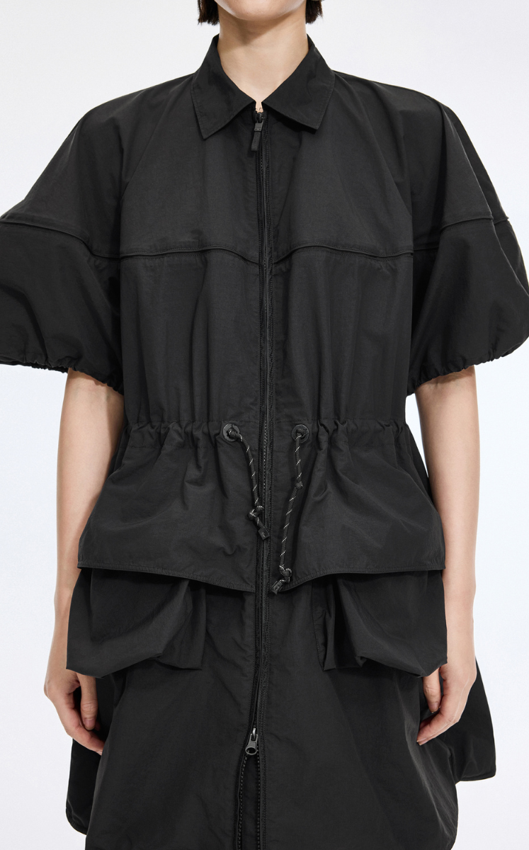 Dress / JNBY Oversized Drawstring Shirt Dress