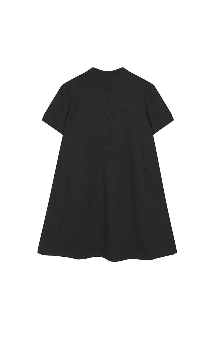 Dress / JNBY Relaxed Polo-Collar A-Line Dress