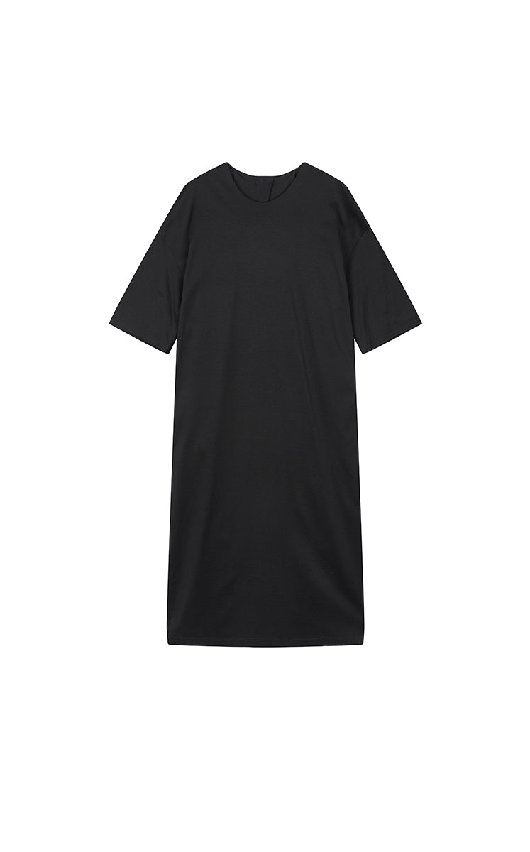 Dress / JNBY Relaxed Short-Sleeve Cotton Dress