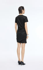 Dress / JNBY Ruched Waist Cotton-Blend Dress