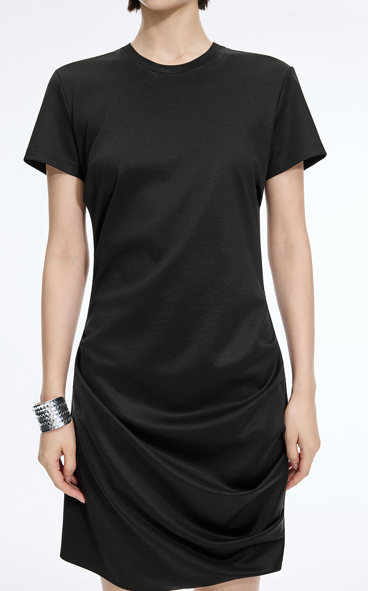 Dress / JNBY Ruched Waist Cotton-Blend Dress