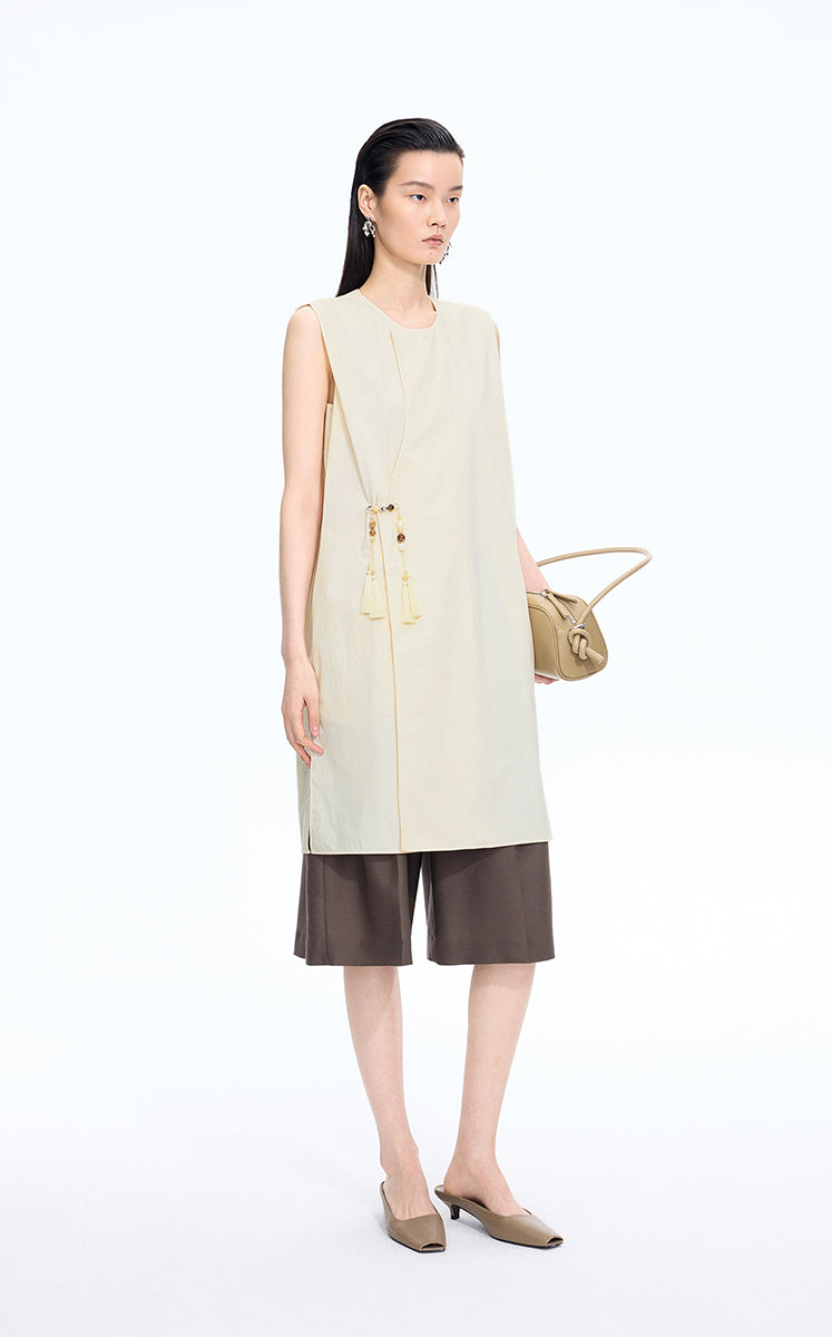Dress / JNBY Silk-Cotton Sleeveless A-Line Dress