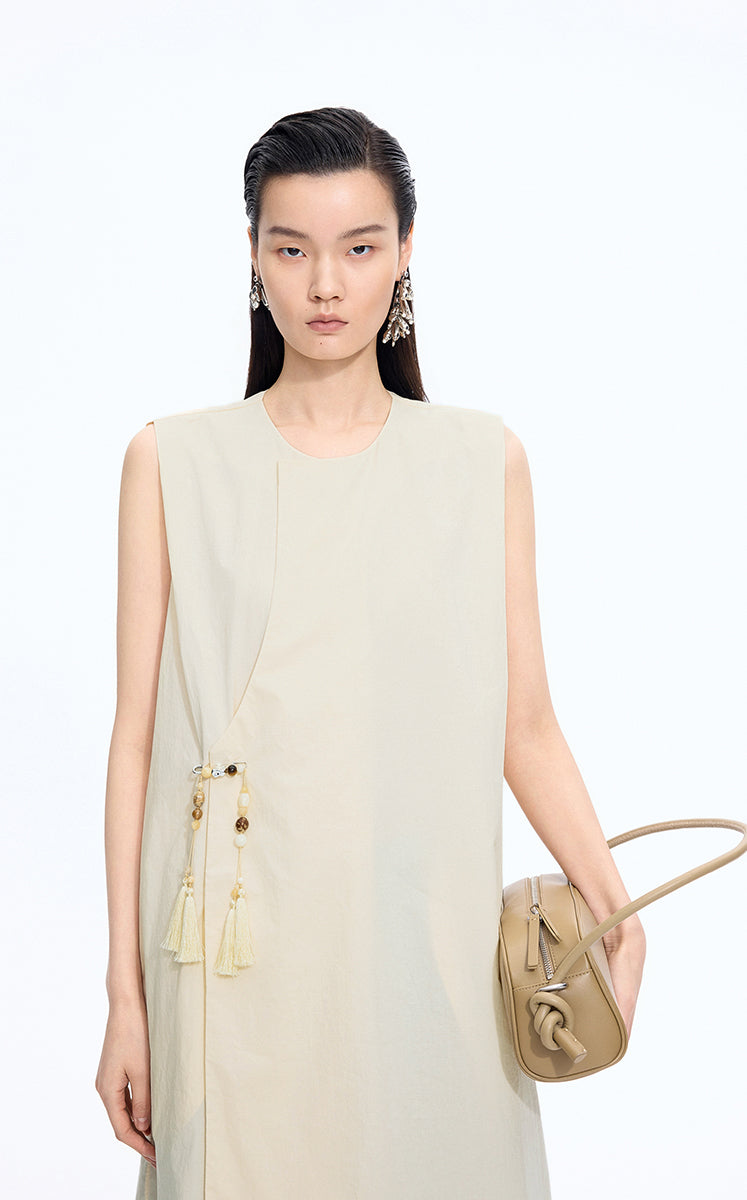 Dress / JNBY Silk-Cotton Sleeveless A-Line Dress