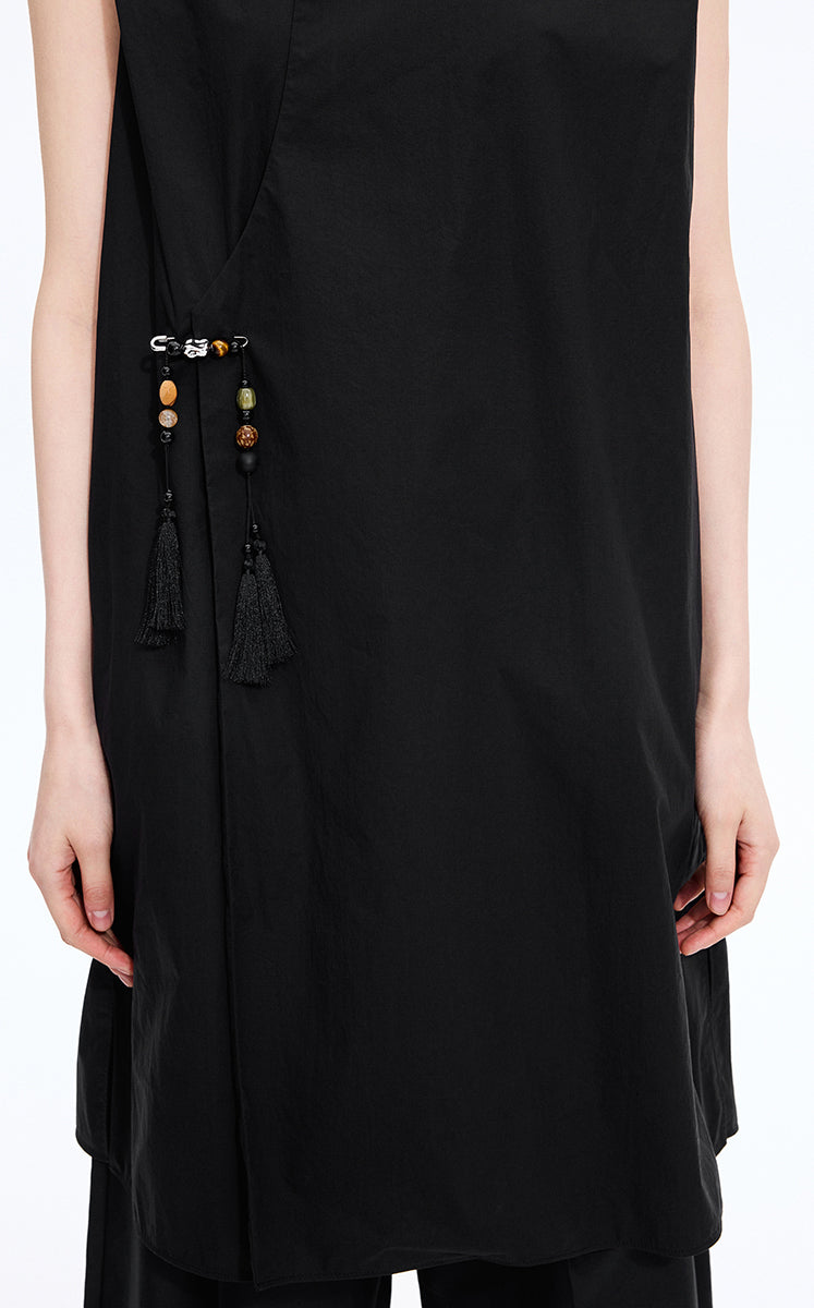Dress / JNBY Silk-Cotton Sleeveless A-Line Dress