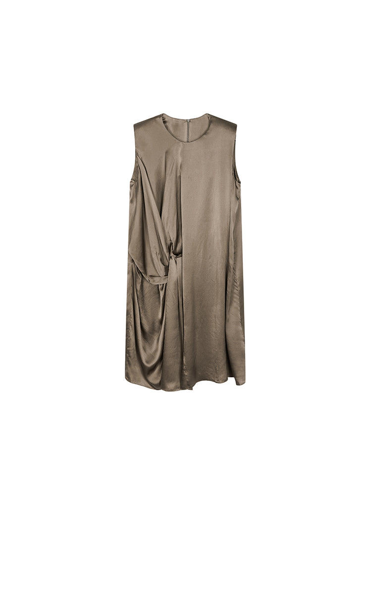 Dress / JNBY Silk Satin Sleeveless Dress
