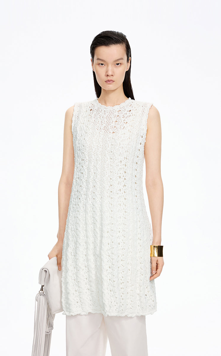Dress / JNBY Sleeveless Knit A-Line Dress