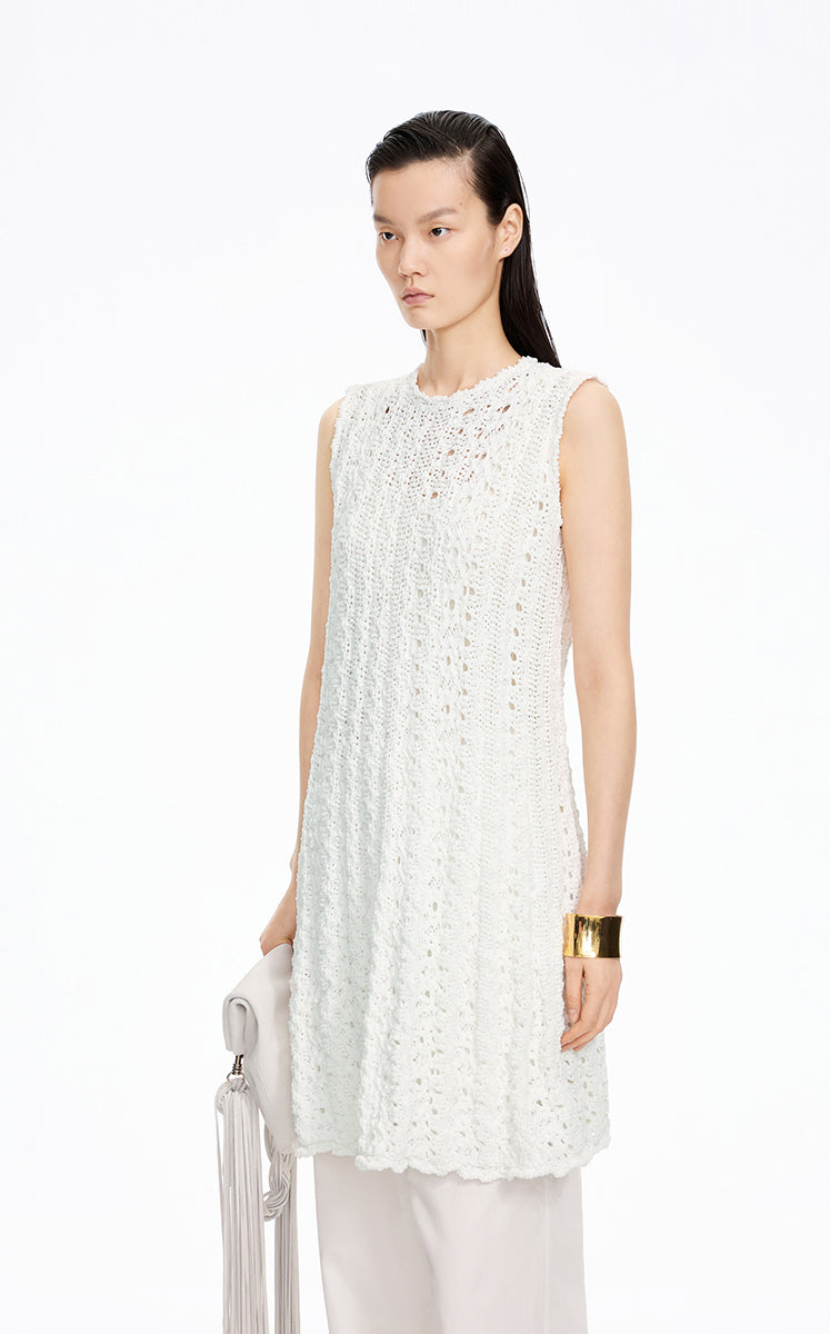 Dress / JNBY Sleeveless Knit A-Line Dress