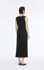 Dress / JNBY Twisted Waist Cotton Maxi Dress