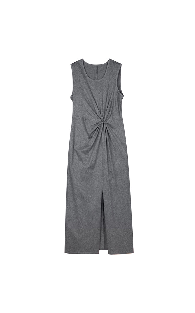 Dress / JNBY Twisted Waist Cotton Maxi Dress