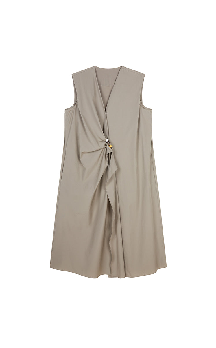 Dress / JNBY Voluminous Poplin Sleeveless Dress
