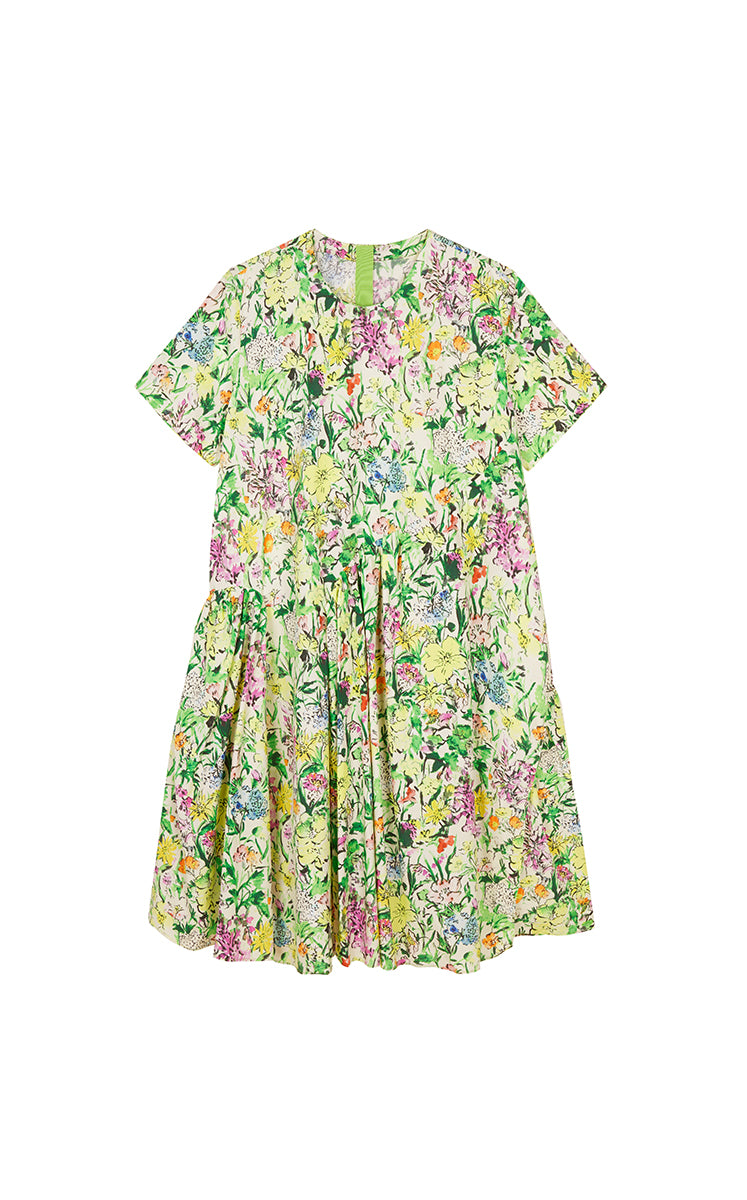 Dress / JNBY Watercolor Floral A-Line Dress