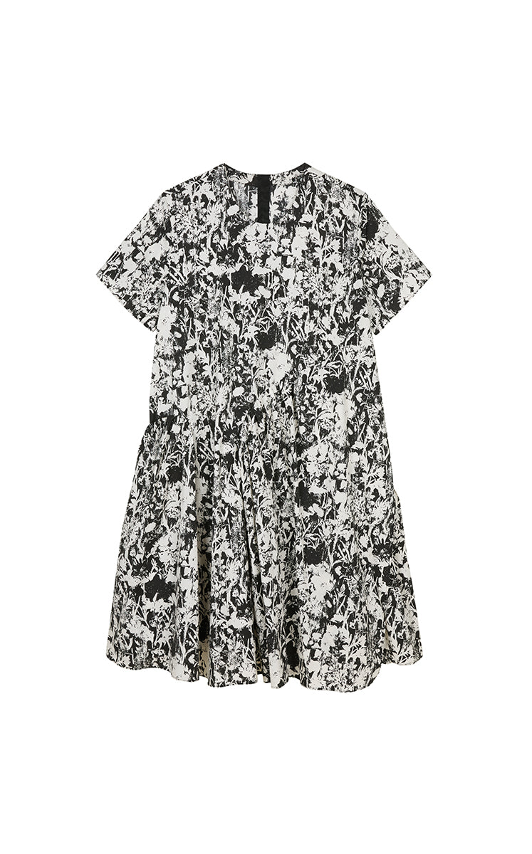 Dress / JNBY Watercolor Floral A-Line Dress