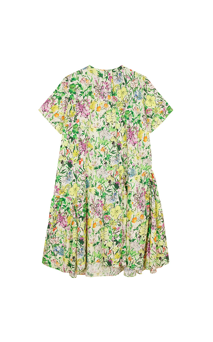 Dress / JNBY Watercolor Floral A-Line Dress