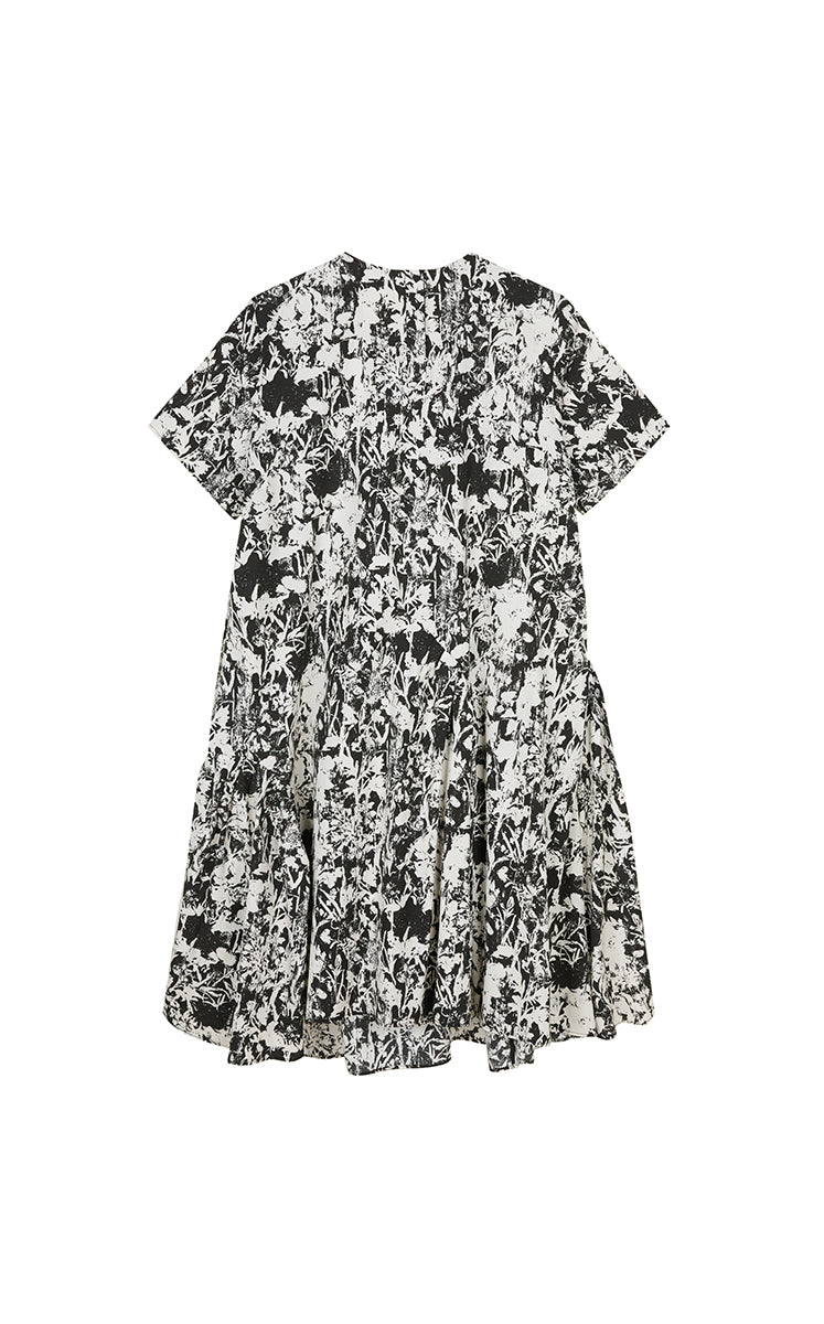 Dress / JNBY Watercolor Floral A-Line Dress