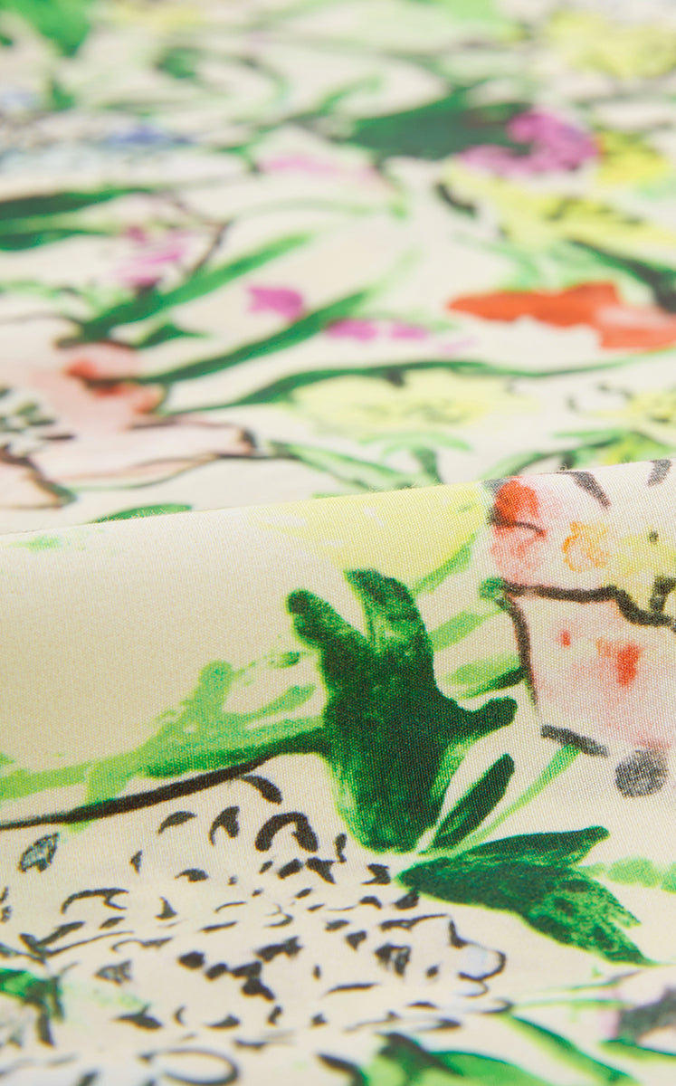 Dress / JNBY Watercolor Floral A-Line Dress