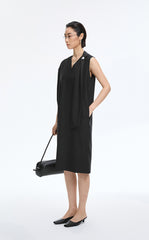 Dress / JNBY Wool Blend Deconstructed Sleeveless Dress