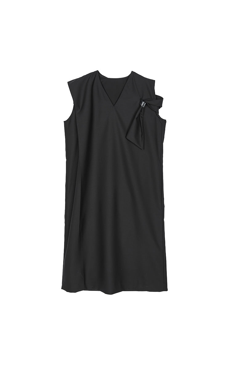 Dress / JNBY Wool Blend Deconstructed Sleeveless Dress