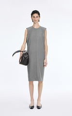 Dress / JNBY Round-Veck Sleeveless Shift Dress