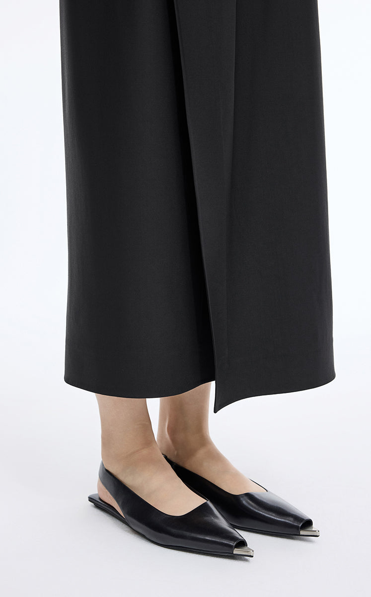Dress / JNBY Wool X-Line Sleeveless Maxi Dress