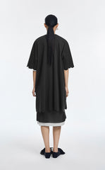 Dress / JNBY Cotton A-Line Short Sleeve Dress