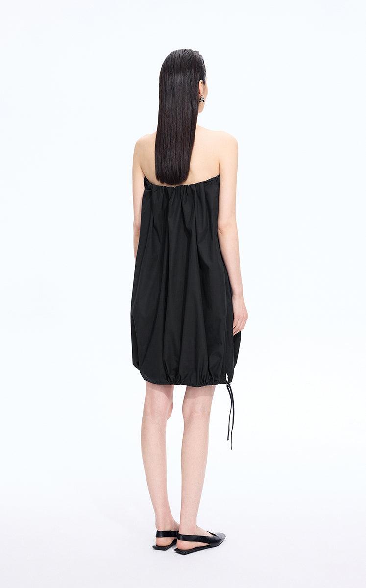 Dress / JNBY Cotton Poplin Strapless Dress